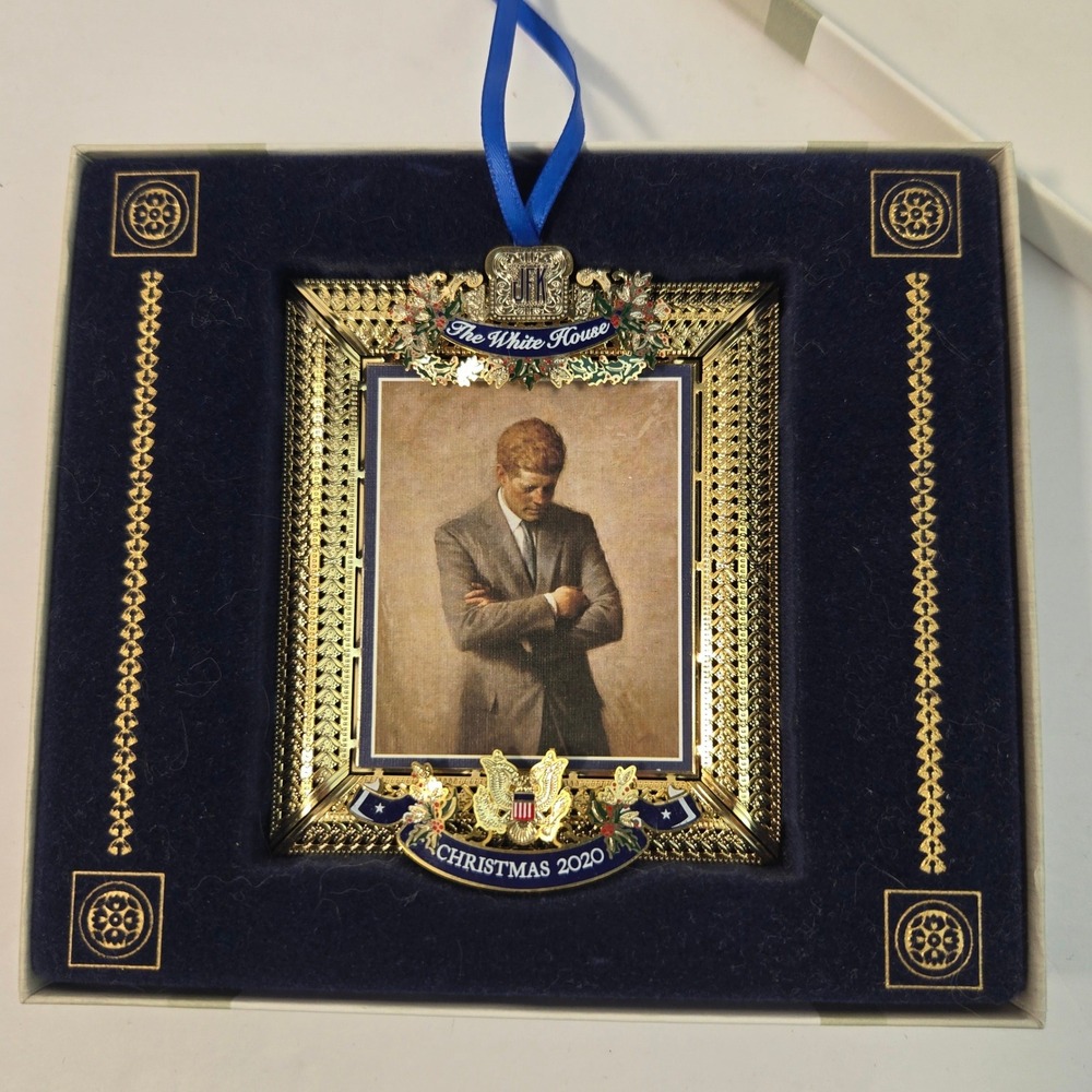 White House Historical Association 2020 Christmas Ornament John F Kennedy JFK